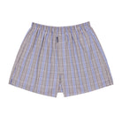 Aquascutum アクアスキュータム トランクス 25S チェックF 裏打ちゴム - パンツ Dark Brown / LL RENOWNINX ONLINE SHOP