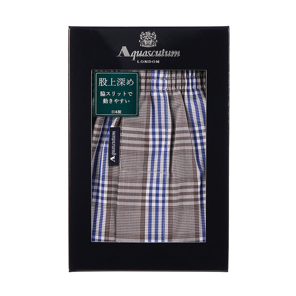 Aquascutum アクアスキュータム トランクス 25S チェックF 裏打ちゴム - パンツ  RENOWNINX ONLINE SHOP
