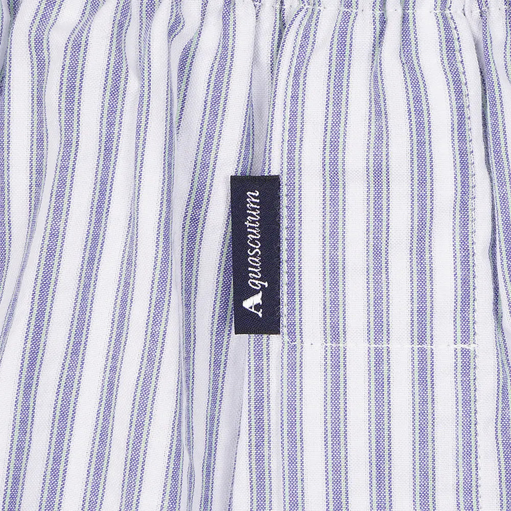 Aquascutum アクアスキュータム トランクス 25Sサッカーストライプ 裏打ちゴム - パンツ  RENOWNINX ONLINE SHOP