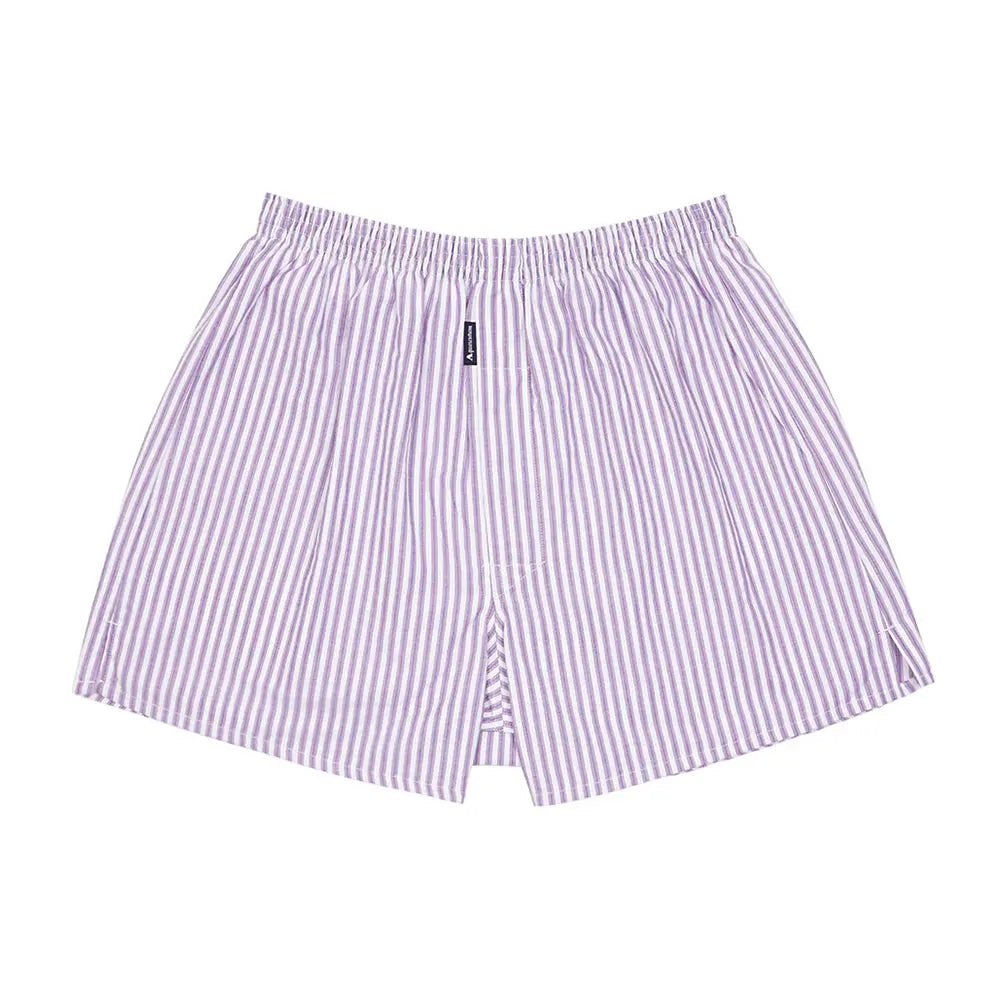 Aquascutum アクアスキュータム トランクス 25Sサッカーストライプ 裏打ちゴム - パンツ Red / L RENOWNINX ONLINE SHOP