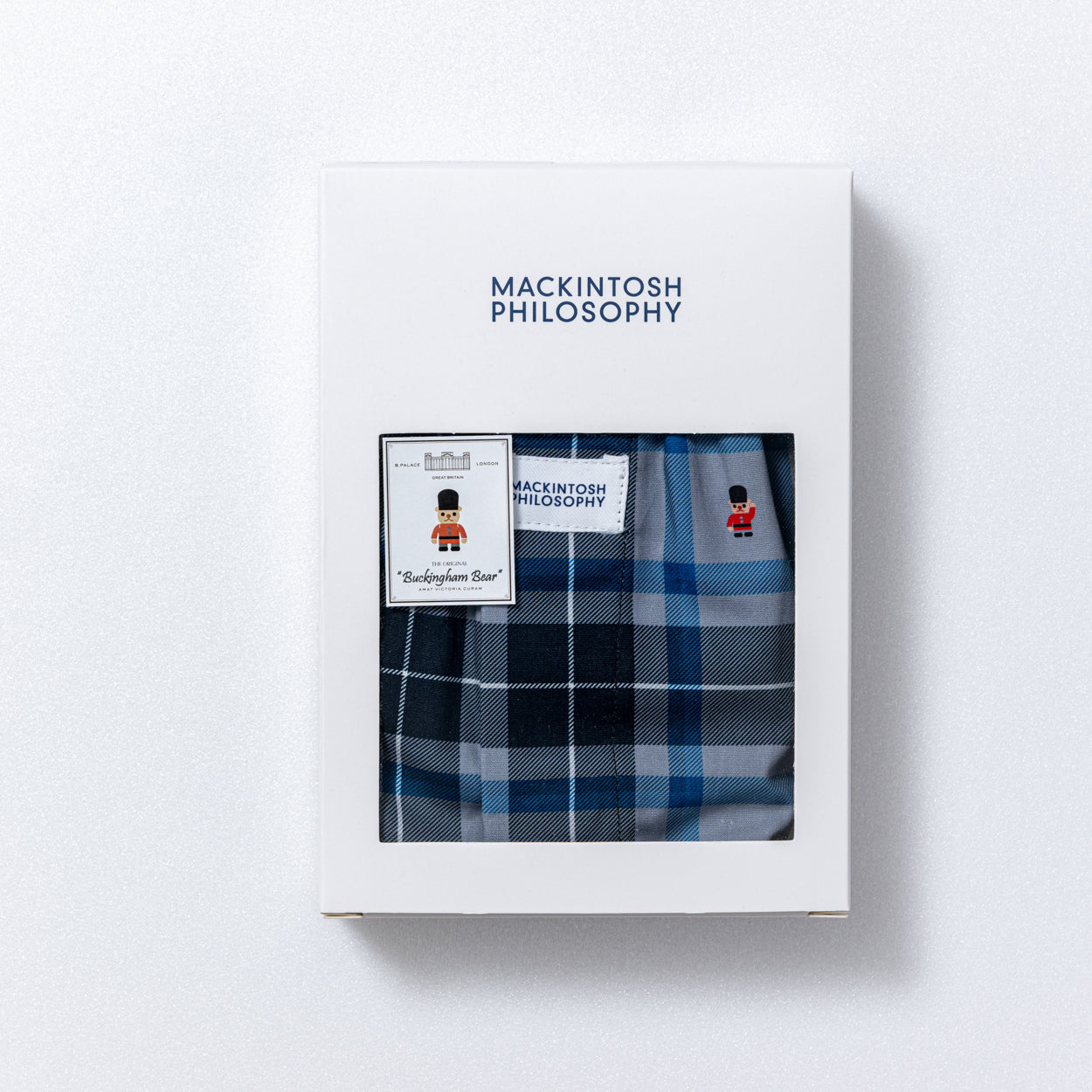 MACKINTOSH PHILOSOPHY マッキントッシュ フィロソフィー トランクス 2本ゴム 25FW チェックバッキンガムベア - パンツ  RENOWNINX ONLINE SHOP