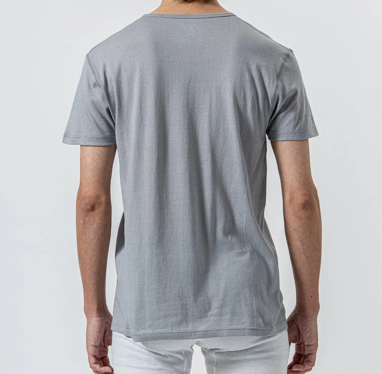 木村メリヤス工場 VネックTシャツ 和紙天竺 - トップス  RENOWNINX ONLINE SHOP