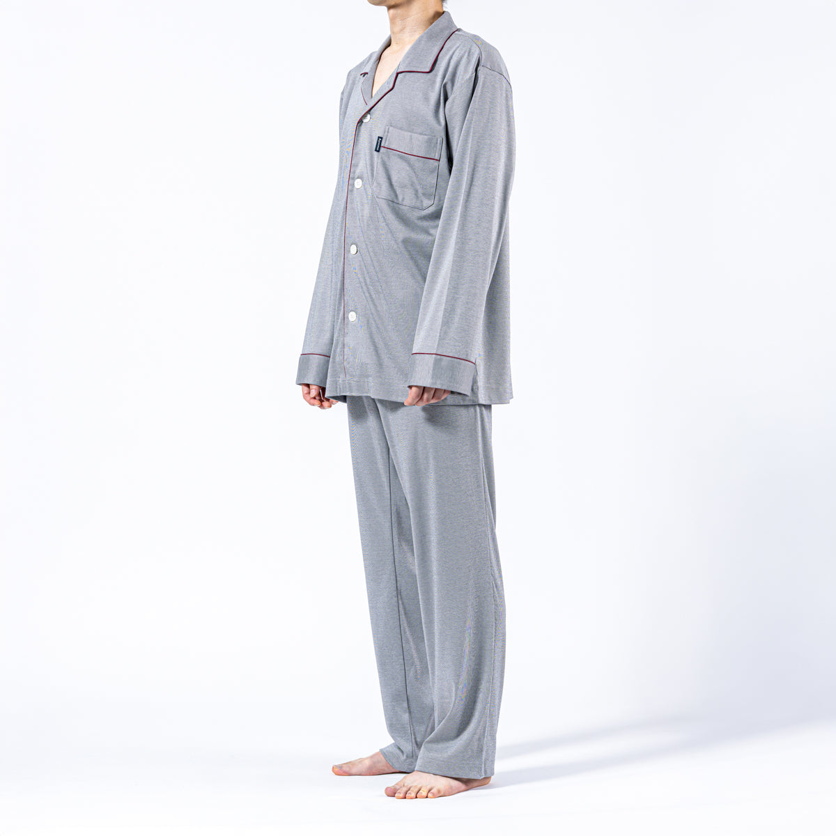 Aquascutum アクアスキュータム パジャマ 超長綿スムースコードレーン - パジャマ  RENOWNINX ONLINE SHOP