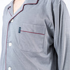 Aquascutum アクアスキュータム パジャマ 超長綿スムースコードレーン - パジャマ  RENOWNINX ONLINE SHOP