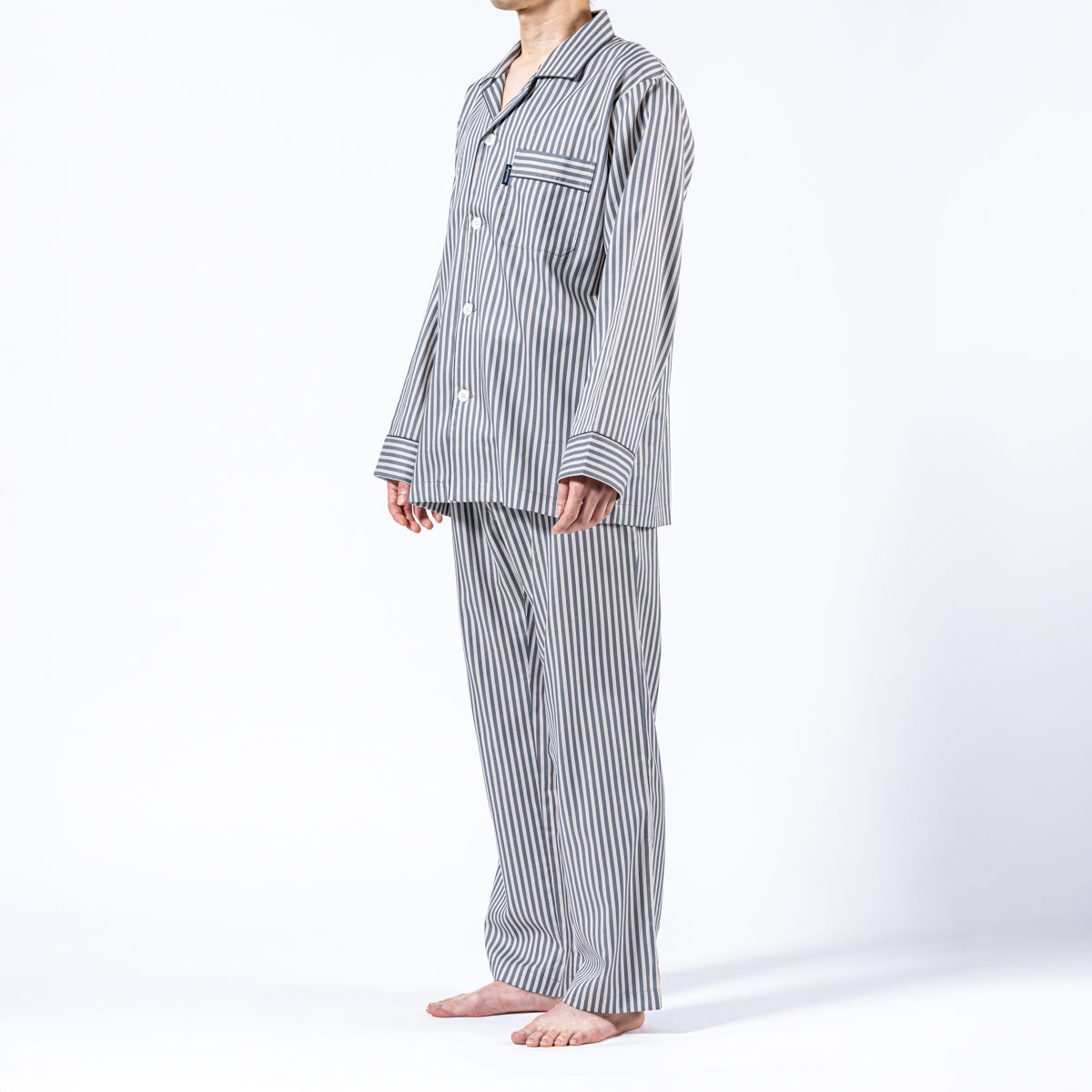 Aquascutum アクアスキュータム  サテンストライプ＆無地 - パジャマ  RENOWNINX ONLINE SHOP