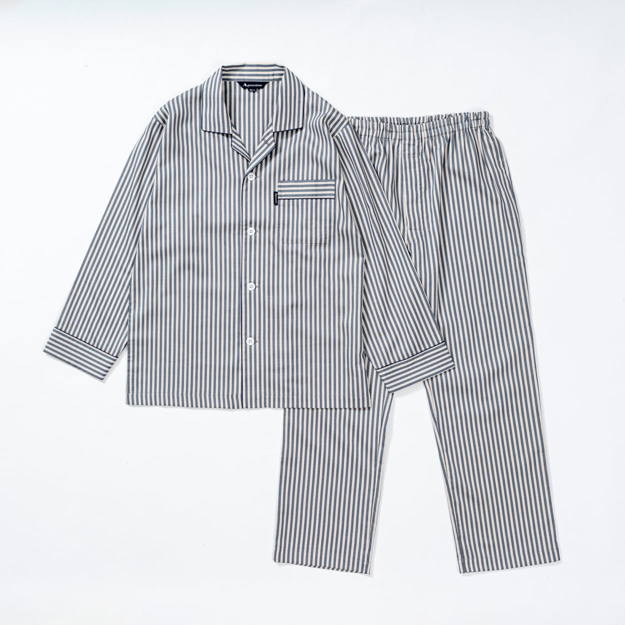Aquascutum アクアスキュータム  サテンストライプ＆無地 - パジャマ  RENOWNINX ONLINE SHOP