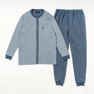 Aquascutum アクアスキュータムクラシックライン パジャマ スムース杢細 ボーダーピーチ全開 - パジャマ  RENOWNINX ONLINE SHOP