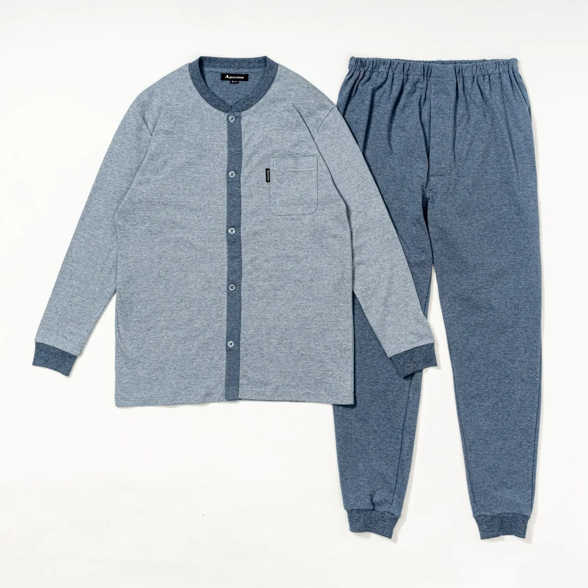 Aquascutum アクアスキュータムクラシックライン パジャマ スムース杢細 ボーダーピーチ全開 - パジャマ  RENOWNINX ONLINE SHOP