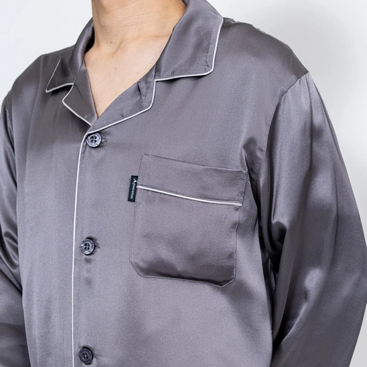 Aquascutum アクアスキュータム  シルクサテン無地 - パジャマ  RENOWNINX ONLINE SHOP
