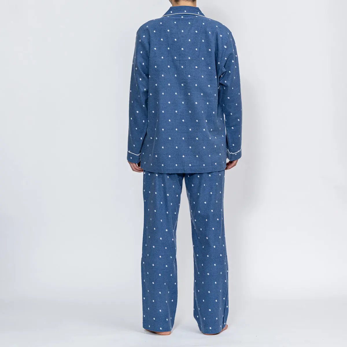 MACKINTOSH PHILOSOPHY マッキントッシュ フィロソフィー  モダール綿ネルプリントゴースト - パジャマ Blue / L RENOWNINX ONLINE SHOP