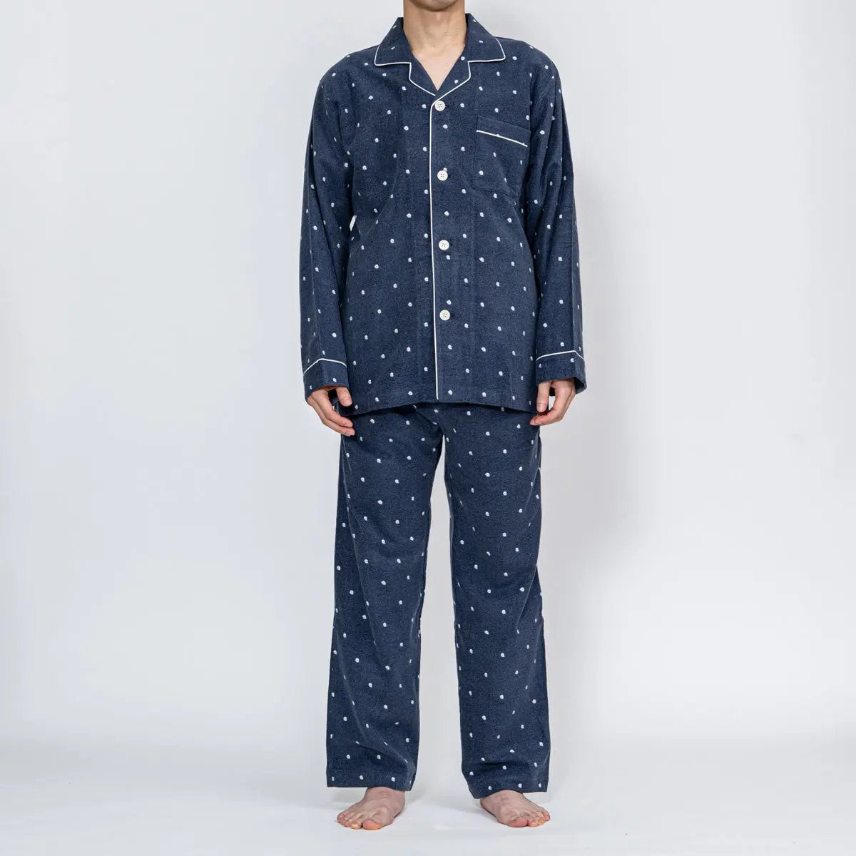 MACKINTOSH PHILOSOPHY マッキントッシュ フィロソフィー  モダール綿ネルプリントゴースト - パジャマ Navy / L RENOWNINX ONLINE SHOP