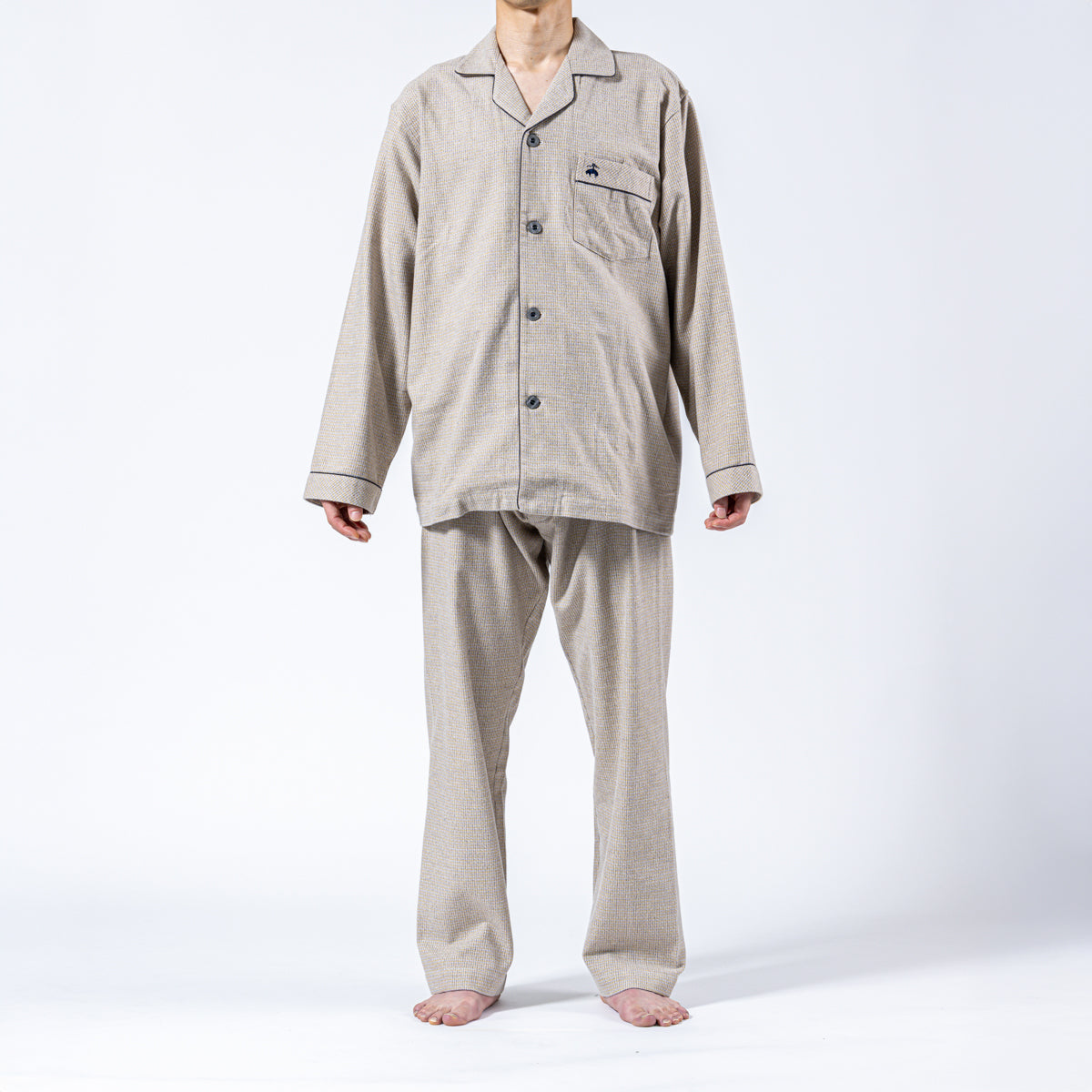 Brooks Brothers ブルックス ブラザーズ パジャマ ハイヒートネル横糸より杢チェック - パジャマ  RENOWNINX ONLINE SHOP