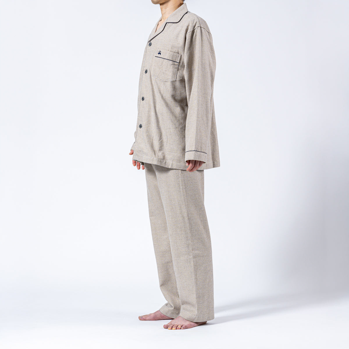 Brooks Brothers ブルックス ブラザーズ パジャマ ハイヒートネル横糸より杢チェック - パジャマ  RENOWNINX ONLINE SHOP