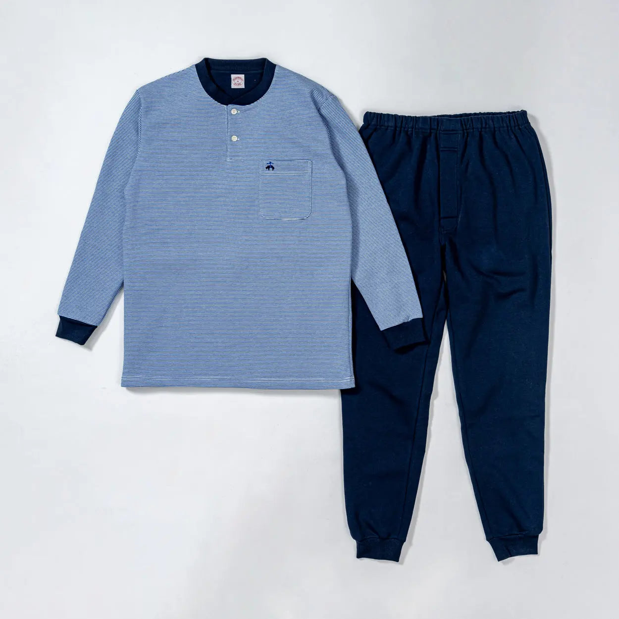 Brooks Brothers ブルックス ブラザーズ パジャマ 裏毛裏起毛細ボーダー - パジャマ  RENOWNINX ONLINE SHOP