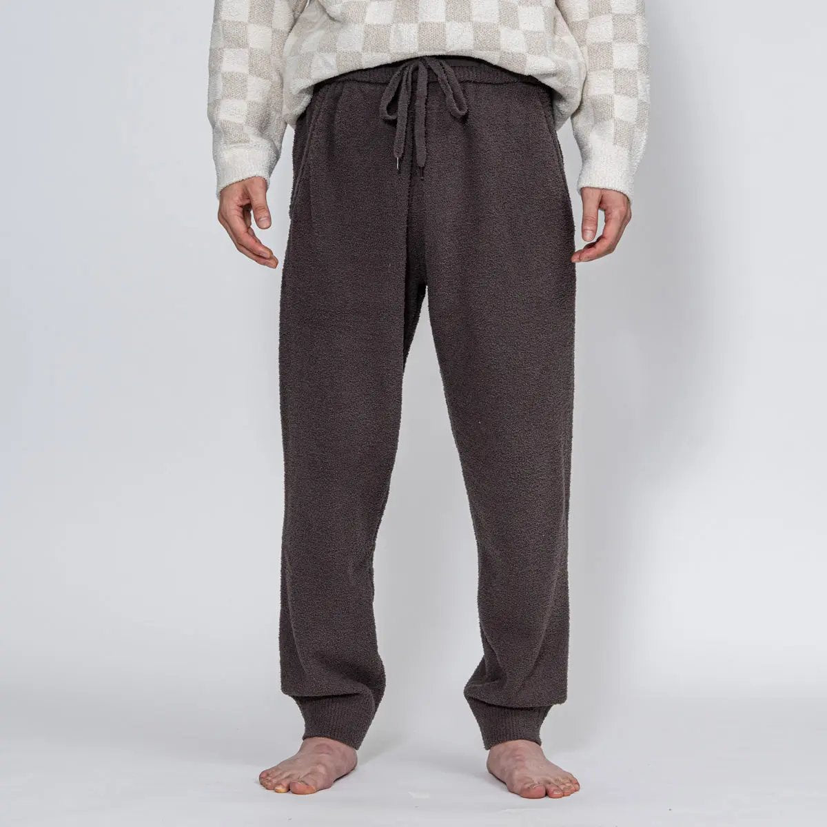 Brooks Brothers ブルックス ブラザーズ  モールヤーン無地イージーパンツ - ルームウェア Dark Brown / L RENOWNINX ONLINE SHOP