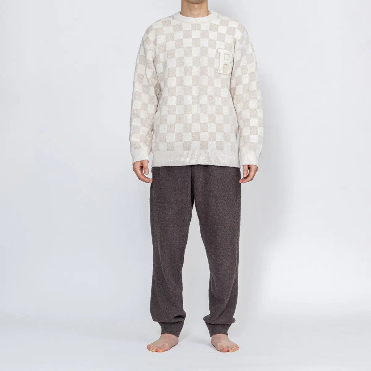 ブルックス イージーパンツ Brooks Brothers ブルックス ブラザーズ モールヤーン無地イージー