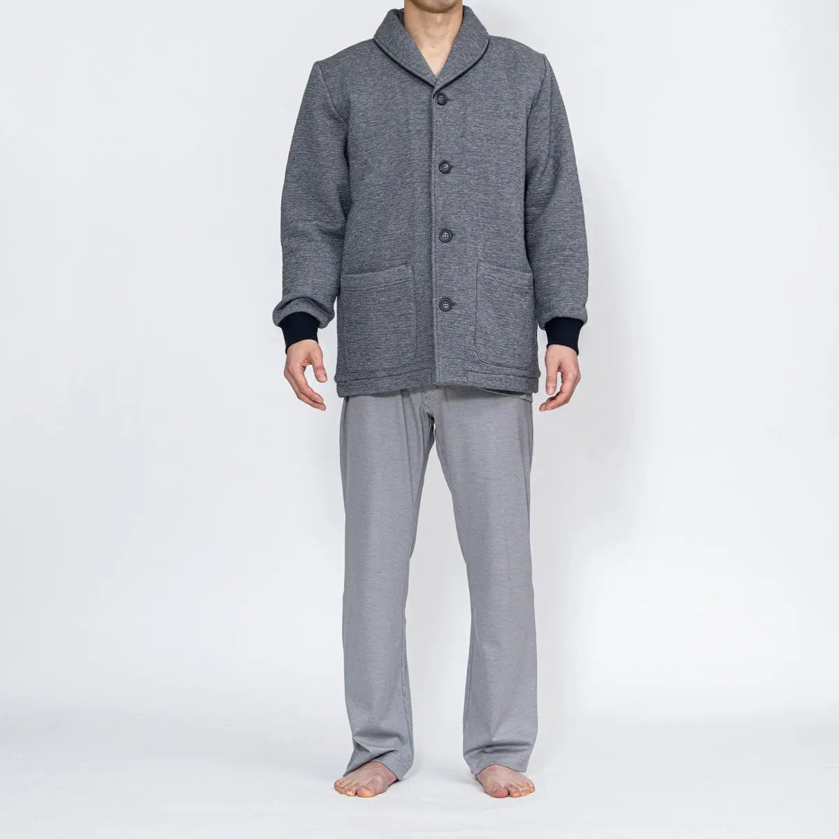 Aquascutum アクアスキュータム  キルト杢バーズアイジャケット - ガウンはおりもの  RENOWNINX ONLINE SHOP