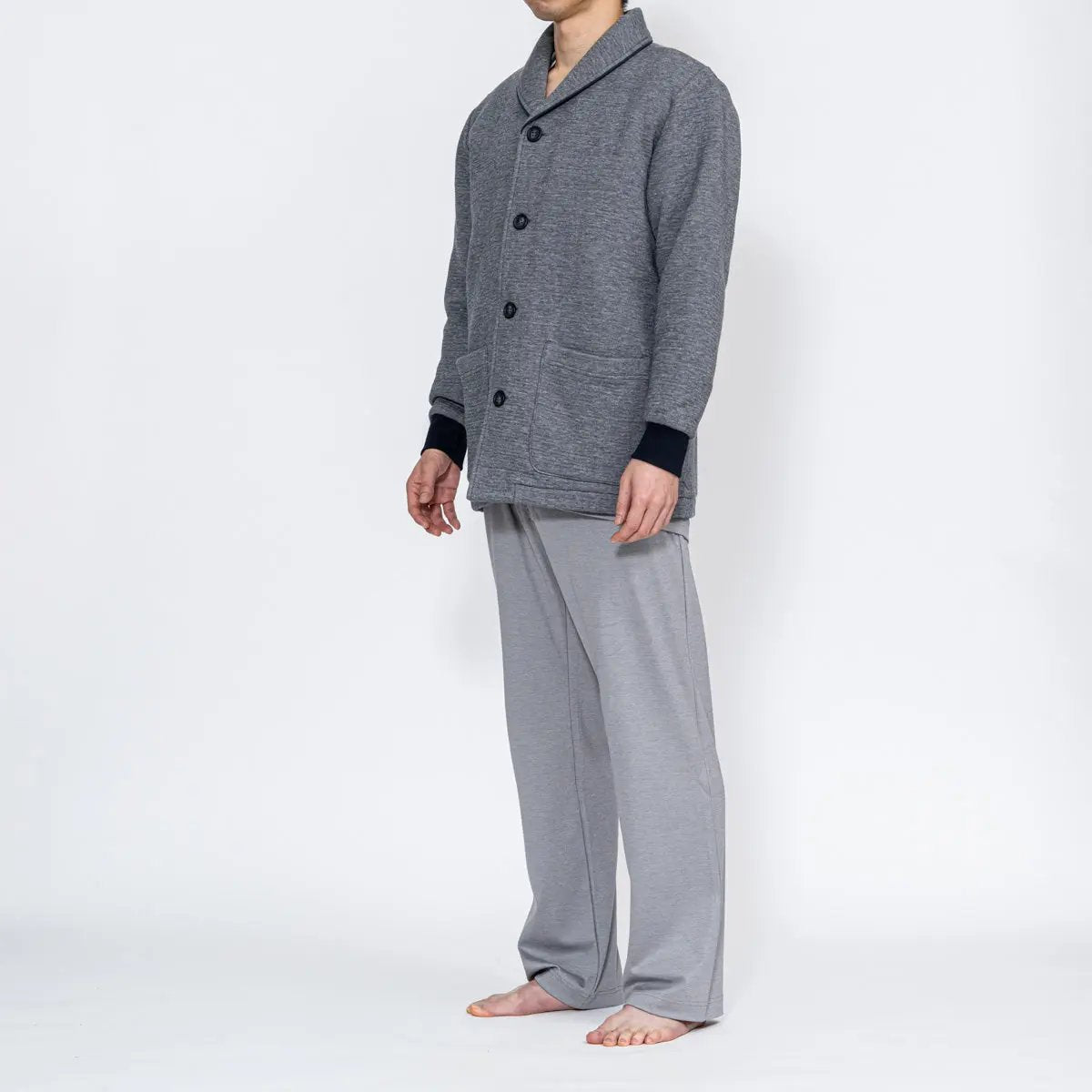 Aquascutum アクアスキュータム  キルト杢バーズアイジャケット - ガウンはおりもの  RENOWNINX ONLINE SHOP