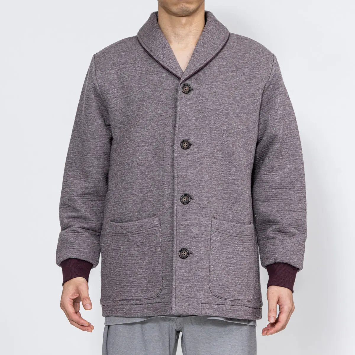 Aquascutum アクアスキュータム  キルト杢バーズアイジャケット - ガウンはおりもの  RENOWNINX ONLINE SHOP