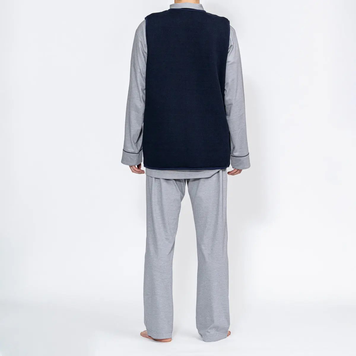 Aquascutum アクアスキュータム  綿100％裏毛+マイクリフリースベスト - ガウンはおりもの  RENOWNINX ONLINE SHOP