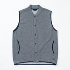 Aquascutum アクアスキュータム TR Cカードボード無地ベスト - ガウンはおりもの Gray / L RENOWNINX ONLINE SHOP