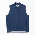 Aquascutum アクアスキュータム TR Cカードボード無地ベスト - ガウンはおりもの Navy / L RENOWNINX ONLINE SHOP