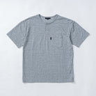 Aquascutum アクアスキュータム Tシャツ 吸水速乾ニットサッカー杢無地ヘンリー - ルームウェア Gray / L RENOWNINX ONLINE SHOP
