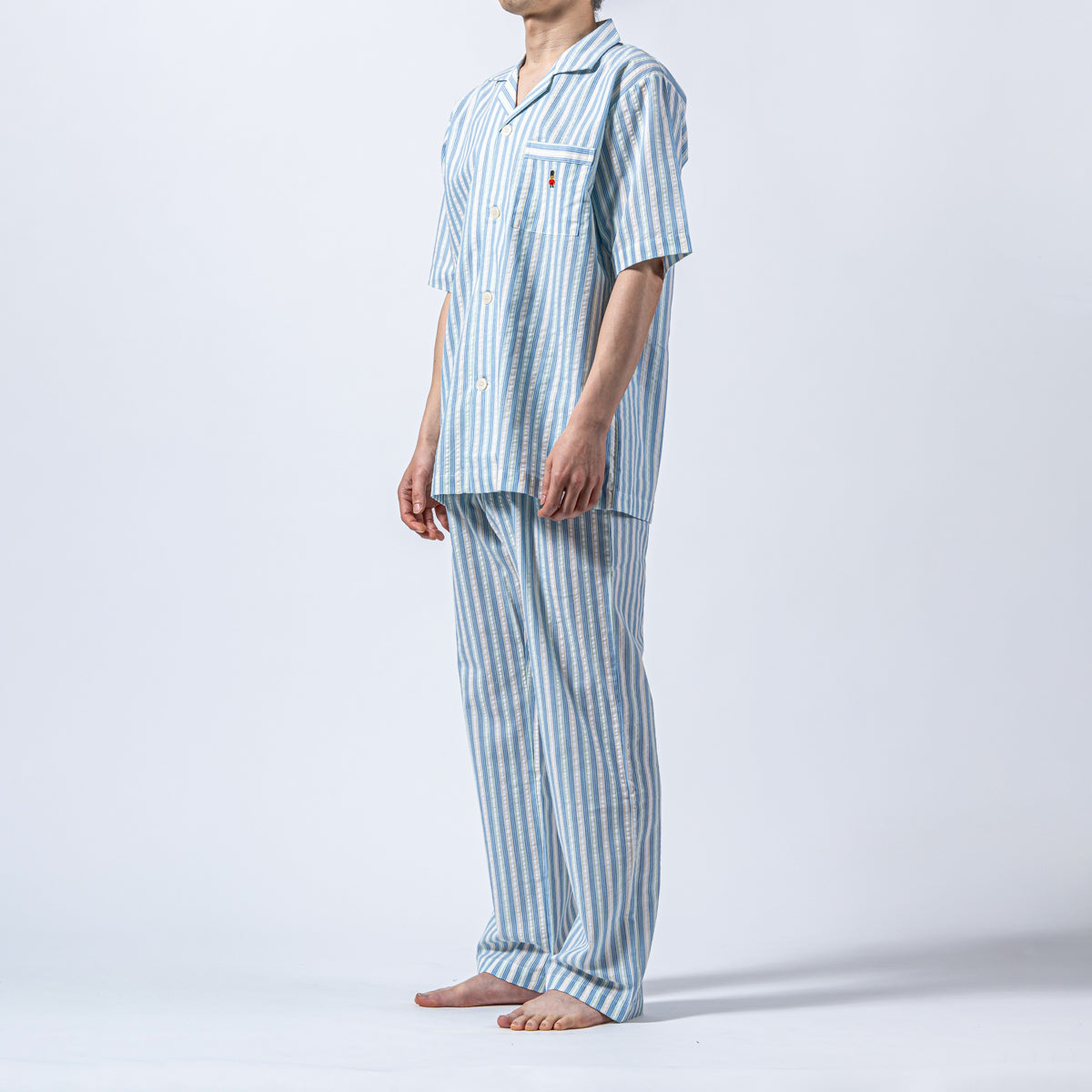 【美品】マッキントッシュ　ウォッシャブルサッカーストライプワンピース ストライプ P*e様 【美品】マッキントッシュ ウォッシャブルサッカー