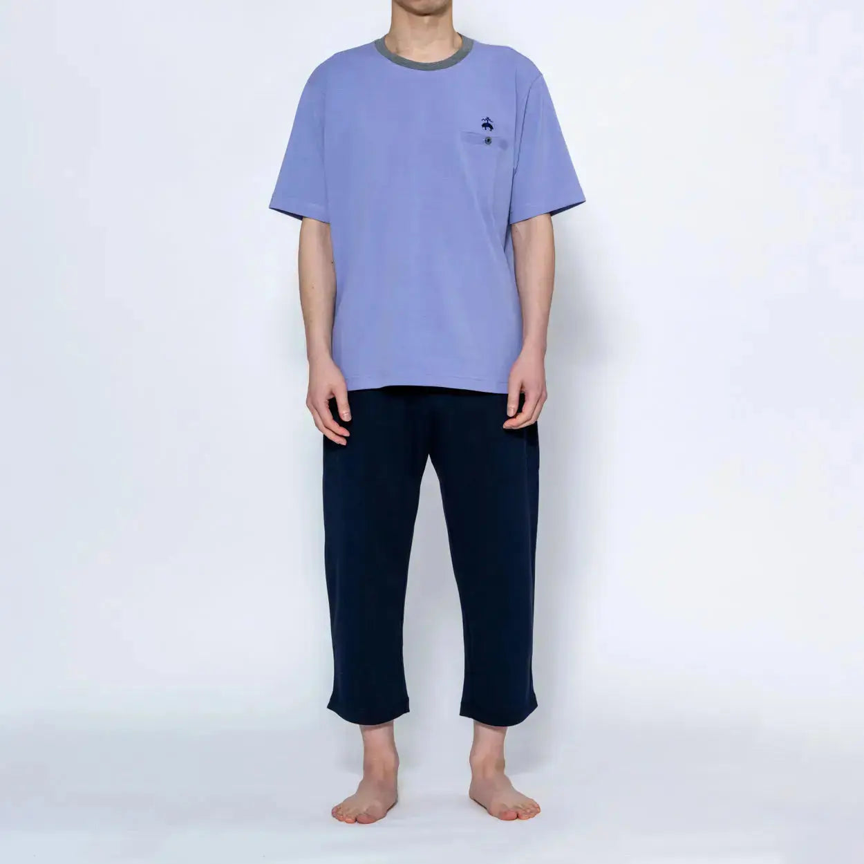Brooks Brothers ブルックス ブラザーズ ストレッチ鹿の子無地クルーT
