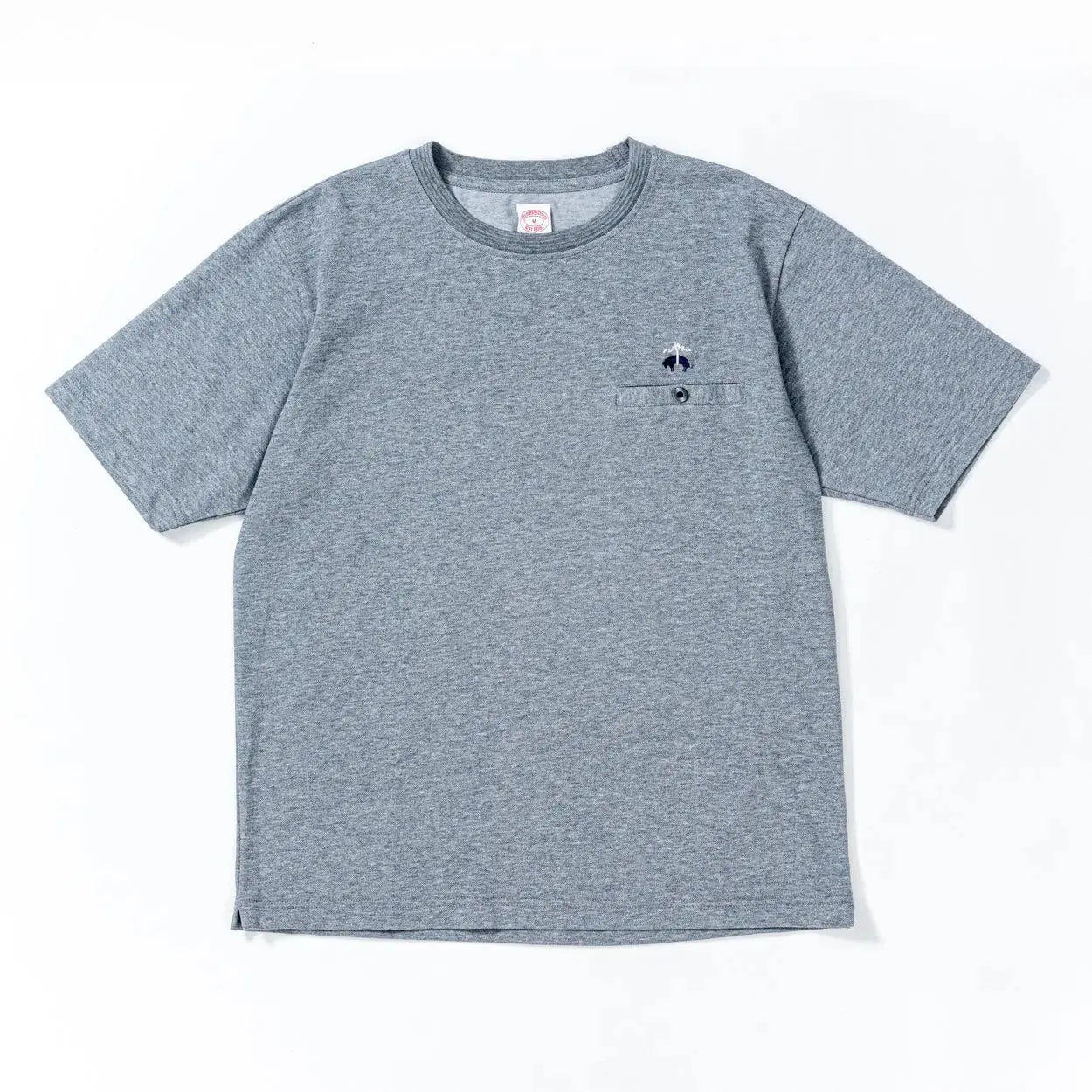 Brooks Brothers ブルックス ブラザーズ ストレッチ鹿の子無地クルーT