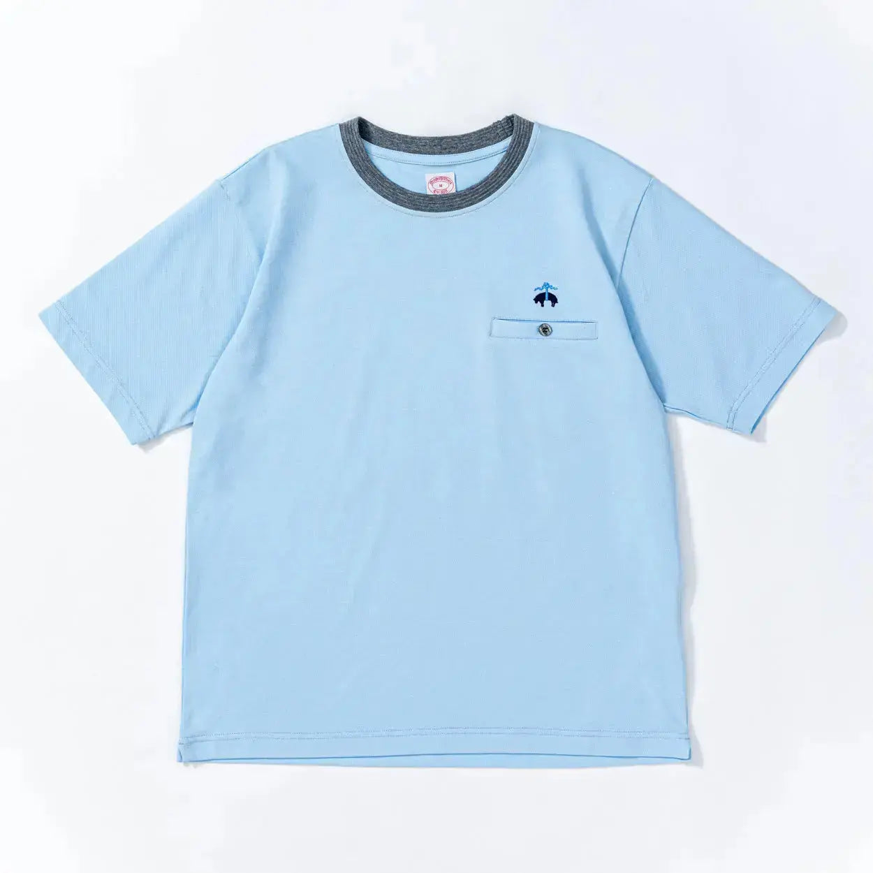 Brooks Brothers ブルックス ブラザーズ ストレッチ鹿の子無地クルーT