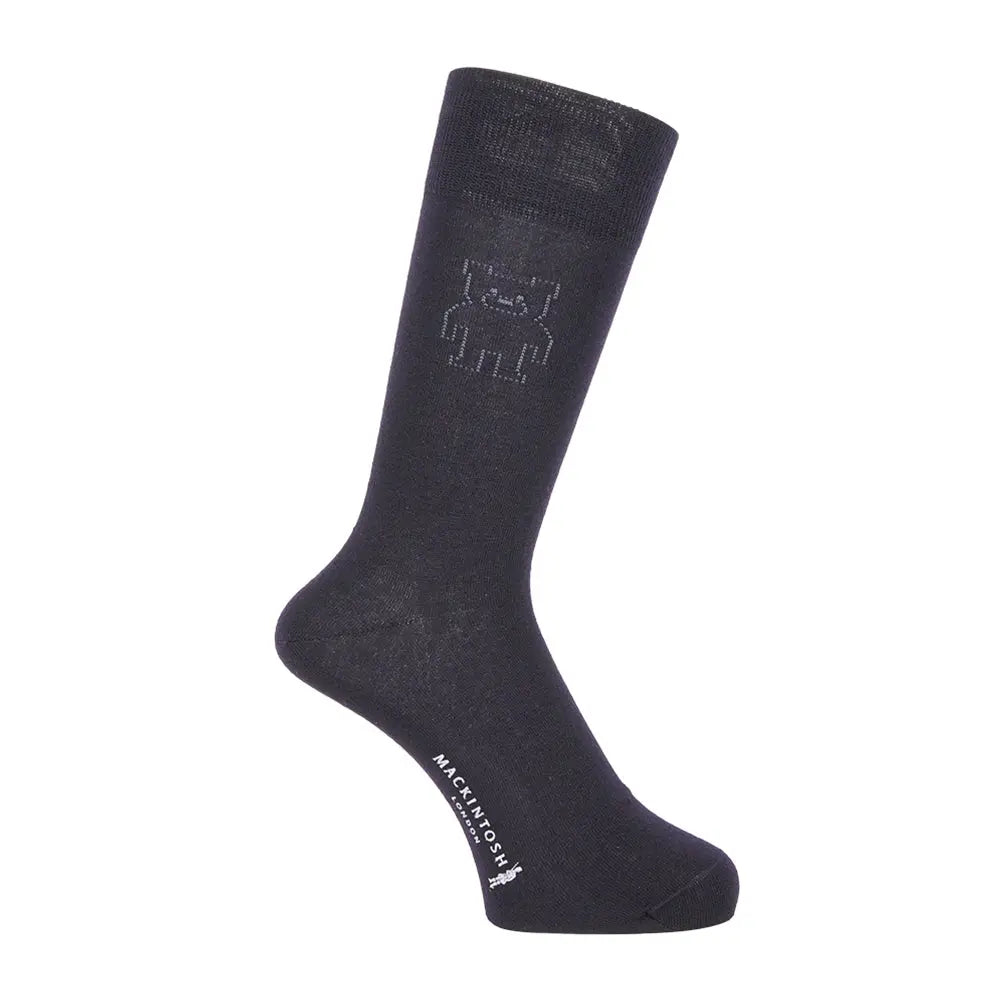 MACKINTOSH LONDON マッキントッシュ ロンドン ソックス ビッグホーンドベアドレス - ビジネスソックス Navy / 25-27 RENOWNINX ONLINE SHOP
