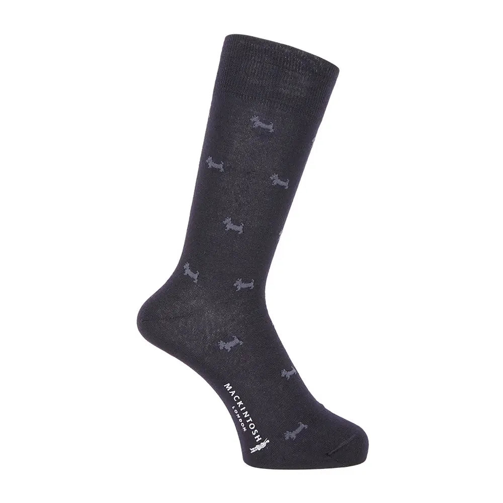 MACKINTOSH LONDON マッキントッシュ ロンドン ソックス テリア - ビジネスソックス Navy / 25-27 RENOWNINX ONLINE SHOP