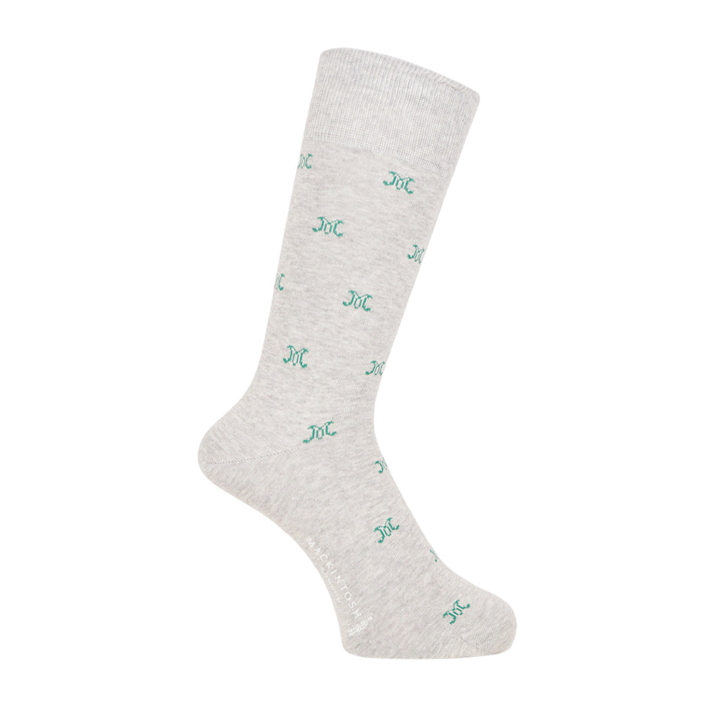 MACKINTOSH LONDON マッキントッシュ ロンドン ソックス ロゴモチーフ - カジュアルソックス Light Gray / 25-27 RENOWNINX ONLINE SHOP