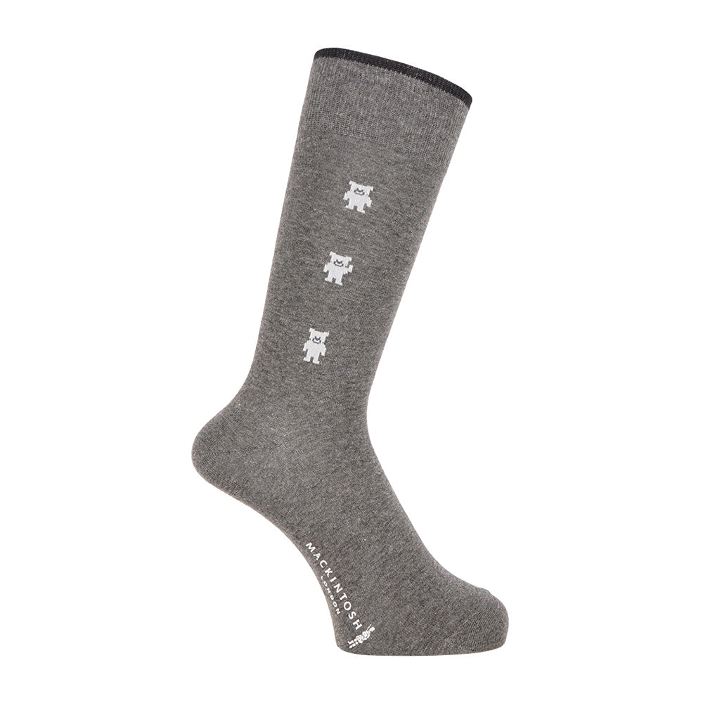 MACKINTOSH LONDON マッキントッシュ ロンドン ソックス ホーンドベアライン - カジュアルソックス Charcoal Gray / 25-27 RENOWNINX ONLINE SHOP