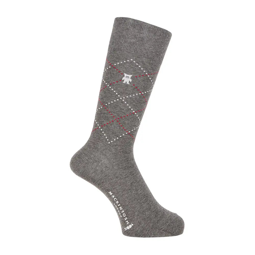 MACKINTOSH LONDON ソックス ホーンドベアダイヤ 日本製 - RENOWNINX