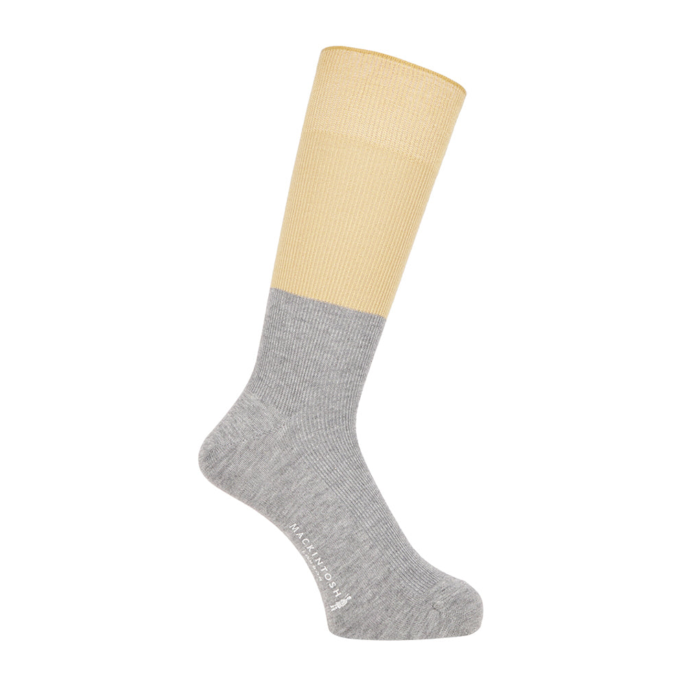 MACKINTOSH LONDON マッキントッシュ ロンドン ソックス バイカラー - カジュアルソックス Light Gray / 25-27 RENOWNINX ONLINE SHOP