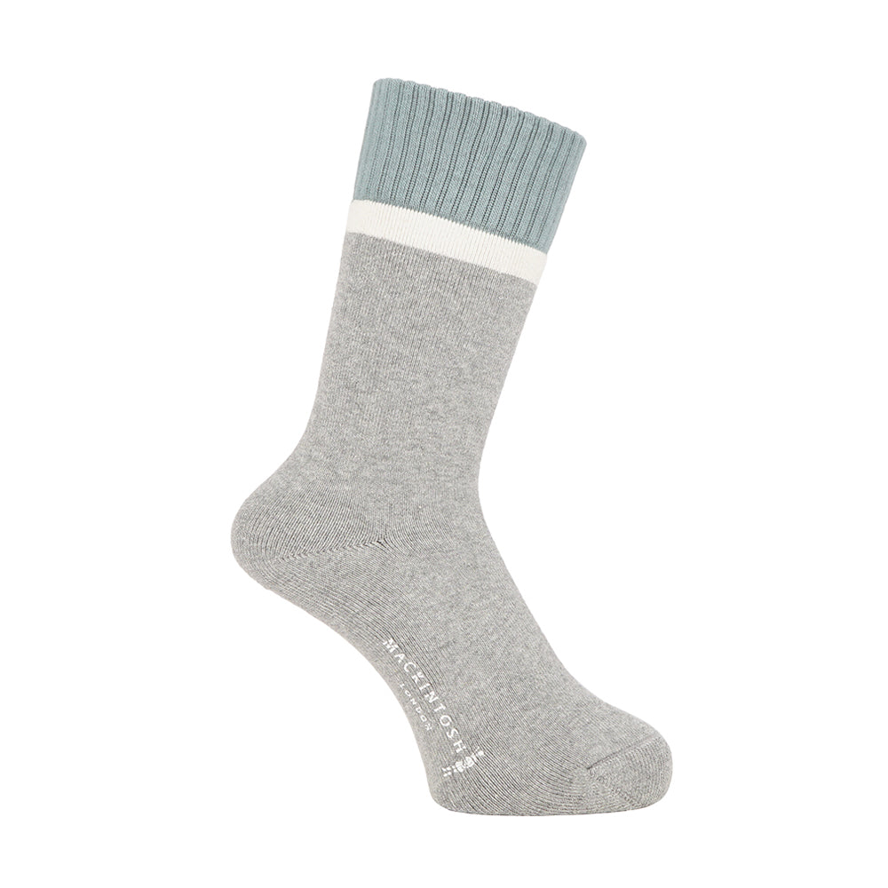 MACKINTOSH LONDON マッキントッシュ ロンドン ソックス パネル総パイル - カジュアルソックス Light Gray / 25-27 RENOWNINX ONLINE SHOP