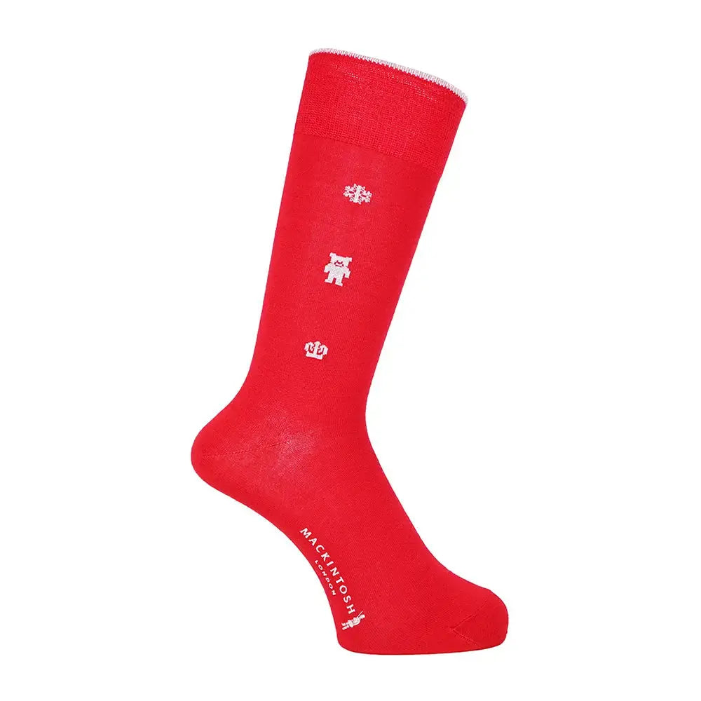 MACKINTOSH LONDON ソックス ラメホーンドベア 日本製 - RENOWNINX