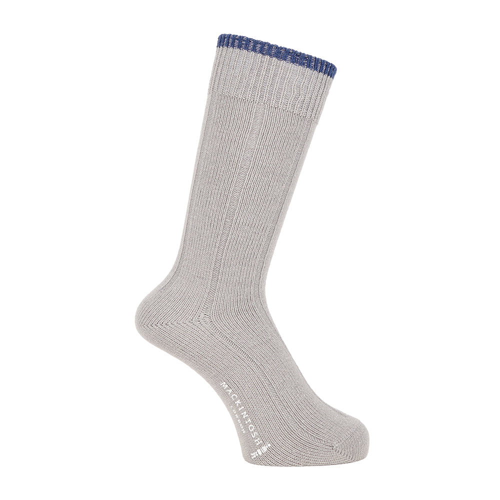 MACKINTOSH LONDON マッキントッシュ ロンドン ソックス ワイドリブ - カジュアルソックス Light Gray / 25-27 RENOWNINX ONLINE SHOP