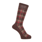 Aquascutum アクアスキュータム ソックス ソフトテンションチェック - カジュアルソックス Dark Brown / 24-26 RENOWNINX ONLINE SHOP