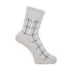 Aquascutum アクアスキュータム ソックス ソフトテンション格子ハーフ丈 - カジュアルソックス Gray / 24-26 RENOWNINX ONLINE SHOP