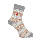 Aquascutum アクアスキュータム ソックス フェアアイルベアハーフ丈 - カジュアルソックス Gray / 24-26 RENOWNINX ONLINE SHOP