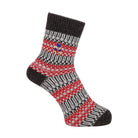 Aquascutum アクアスキュータム ソックス フェアアイルベアハーフ丈 - カジュアルソックス Charcoal Gray / 24-26 RENOWNINX ONLINE SHOP