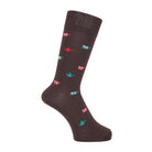 Aquascutum アクアスキュータム ソックス ティーカップ - カジュアルソックス Dark Brown / 25-27 RENOWNINX ONLINE SHOP