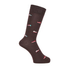 Aquascutum アクアスキュータム ソックス スニーカー柄 - カジュアルソックス Dark Brown / 25-27 RENOWNINX ONLINE SHOP