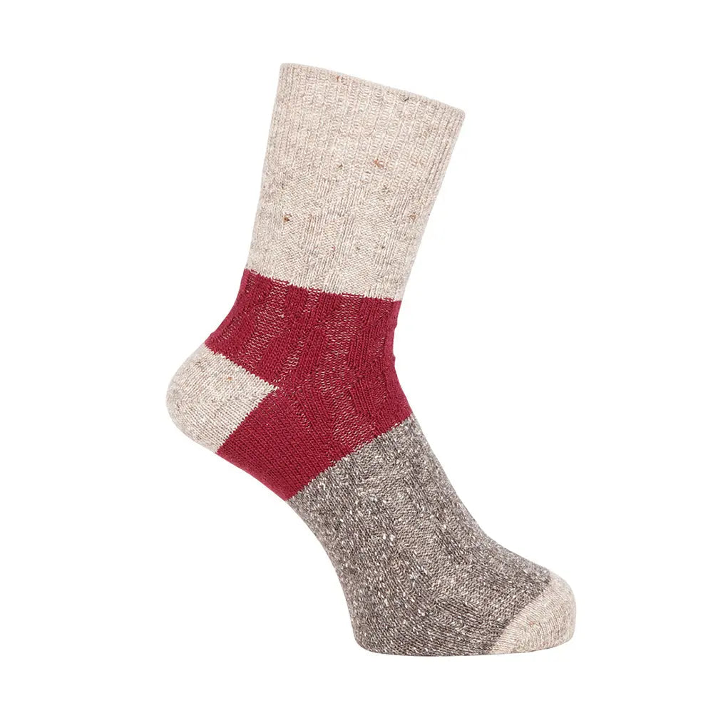 Aquascutum アクアスキュータム ソックス ケーブル切替ハーフ丈 - カジュアルソックス Light Gray / 25-27 RENOWNINX ONLINE SHOP