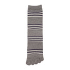 Aquascutum アクアスキュータム ソックス ５本指マルチボーダークルー - カジュアルソックス Gray / 25-27 RENOWNINX ONLINE SHOP