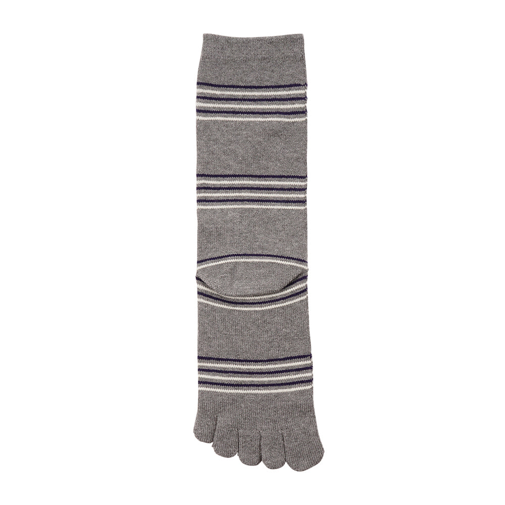 Aquascutum アクアスキュータム ソックス ５本指マルチボーダークルー - カジュアルソックス  RENOWNINX ONLINE SHOP