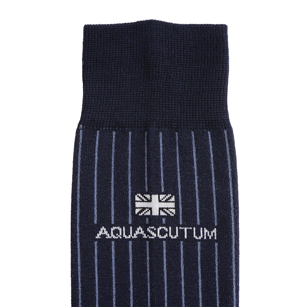 Aquascutum アクアスキュータム ソックス スマートストライプ - ビジネスソックス  RENOWNINX ONLINE SHOP